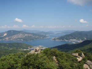 火山から望む倉橋島